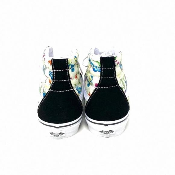 💖MEGA SALE💖VANS SK8-HI Men Butterfly Floral Black White VN0A5HXVUC0 Canvas - Picture 3 of 11